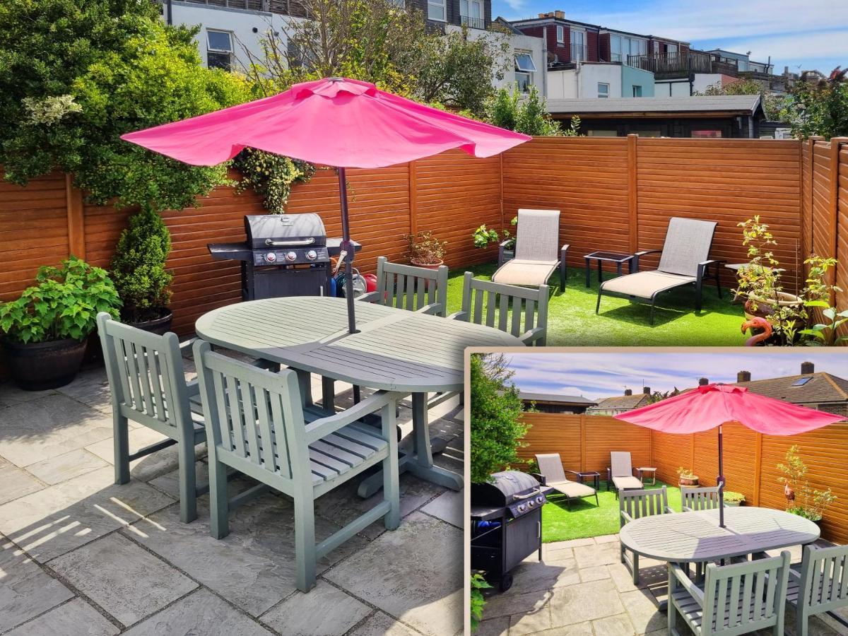 Sunny Queens Park Home - Garden & Private Parking Brighton Dış mekan fotoğraf