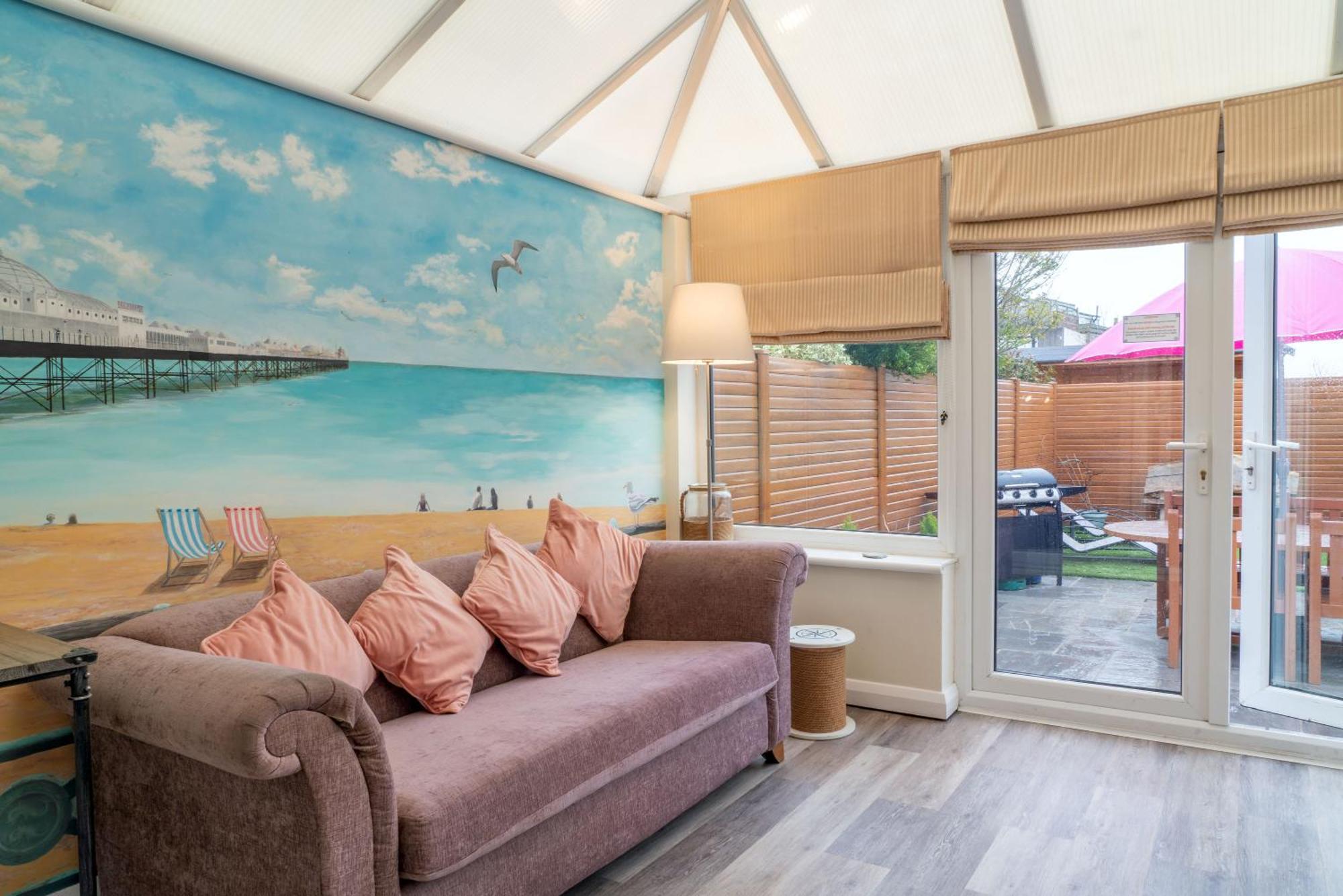 Sunny Queens Park Home - Garden & Private Parking Brighton Dış mekan fotoğraf